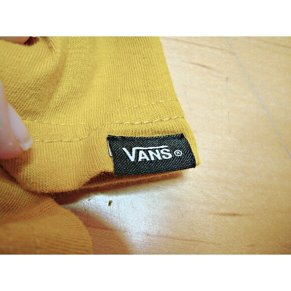 Vans Off the Wall Vibrations XL T-Shirt Classic Fit Yellow Large Graphic Skater - Picture 5 of 8